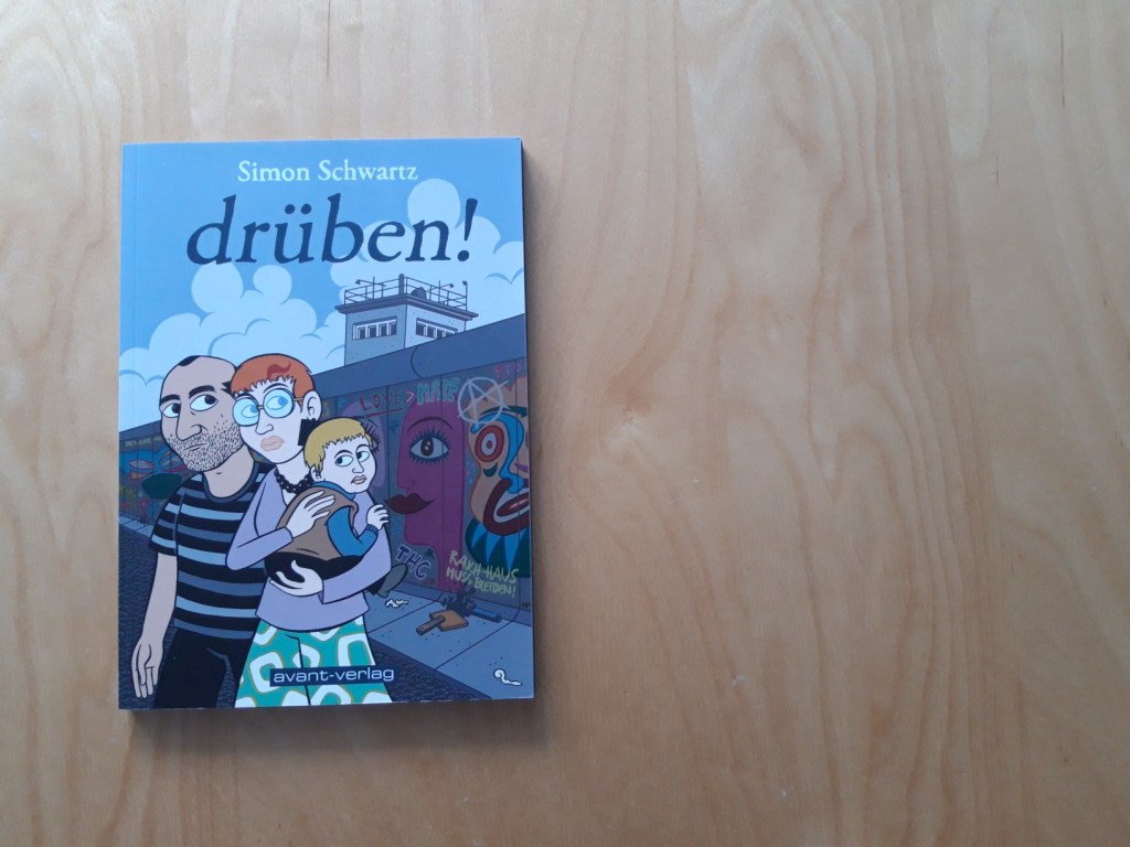 Buchcover "drüben!" von SImon Schwartz