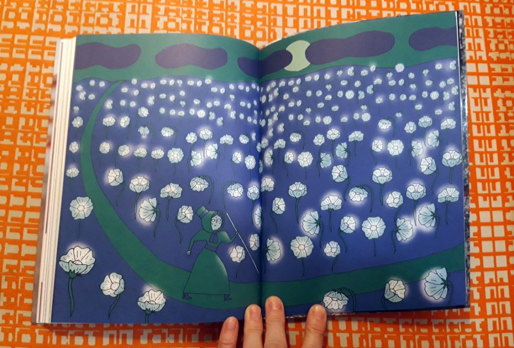 Kaiserin Sissi beim Spazieren - Ausschnitt aus Liv Strömquists "Im Spiegelsaal" (hier das schwedische Original)