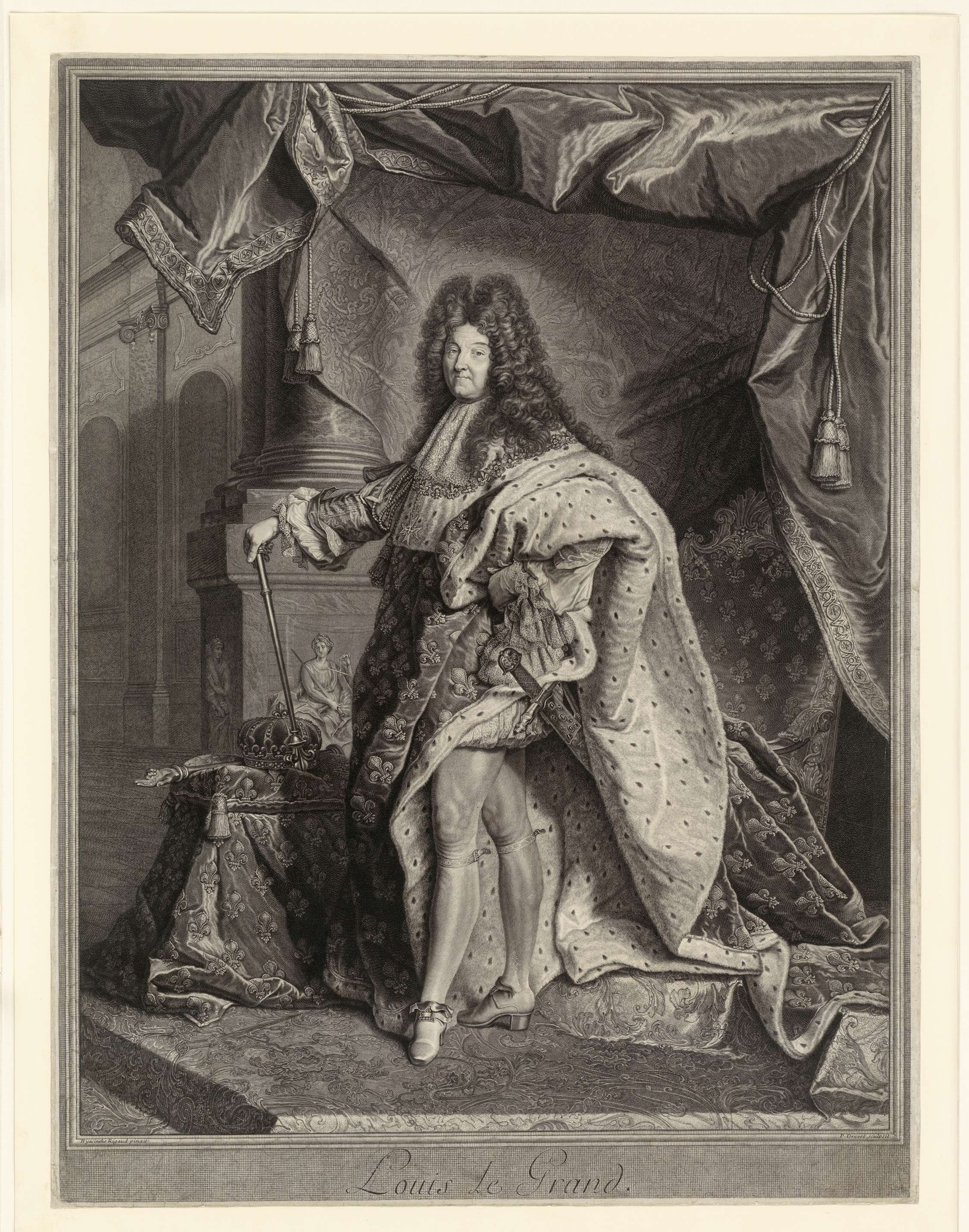 Portret van Lodewijk XIV - Rijksmuseum, Netherlands - Public Domain. https://www.europeana.eu/en/item/90402/RP_P_1963_95)