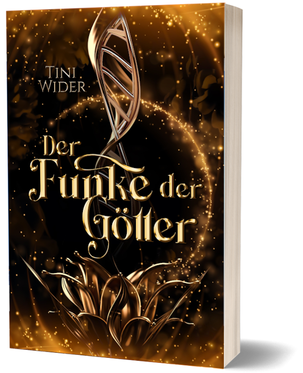 Buchcover "Der Funke der Götter" von Tini Wider