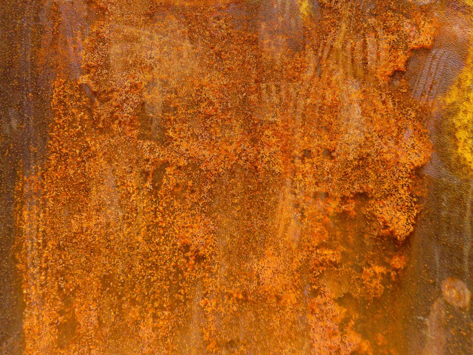 Rostige Wand in Nahaufnahme